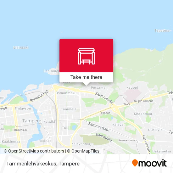 Tammenlehväkeskus map