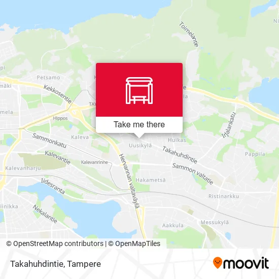 Takahuhdintie map