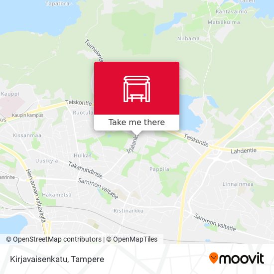 How to get to Kirjavaisenkatu in Tampere by Bus or Light Rail?