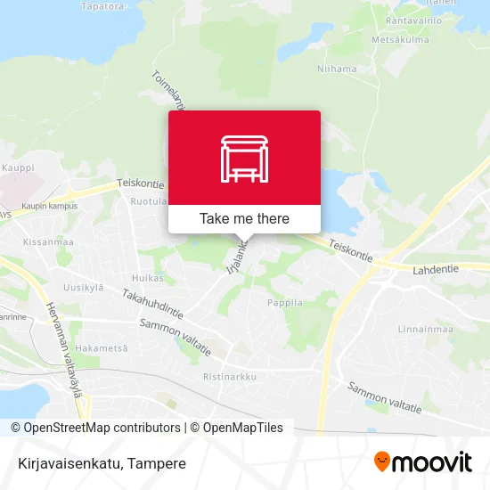 Kirjavaisenkatu map