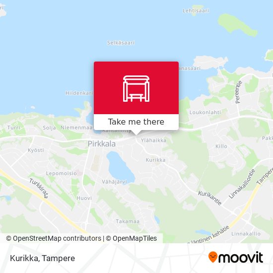 How to get to Kurikka in Pirkkala by Bus or Light Rail?