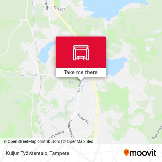 Kuljun Työväentalo map