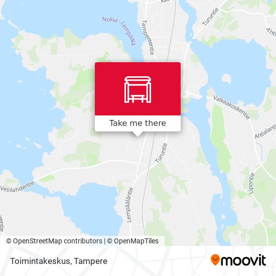 Toimintakeskus map