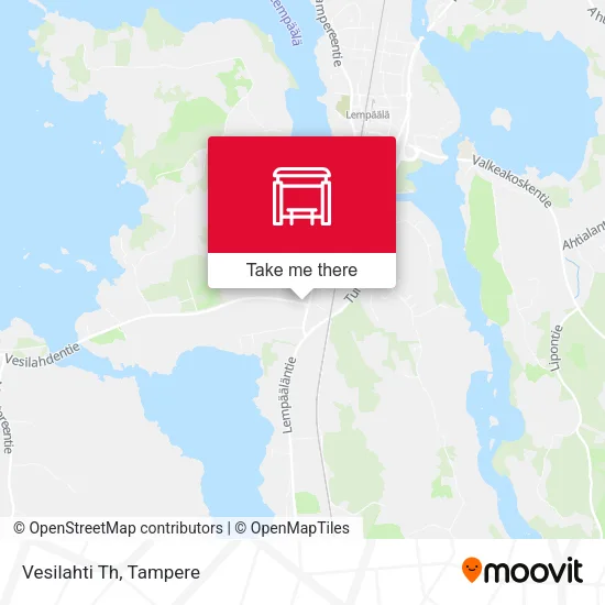 Vesilahti Th map