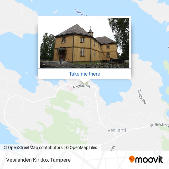 How to get to Vesilahden Kirkko in Tampere by Bus?