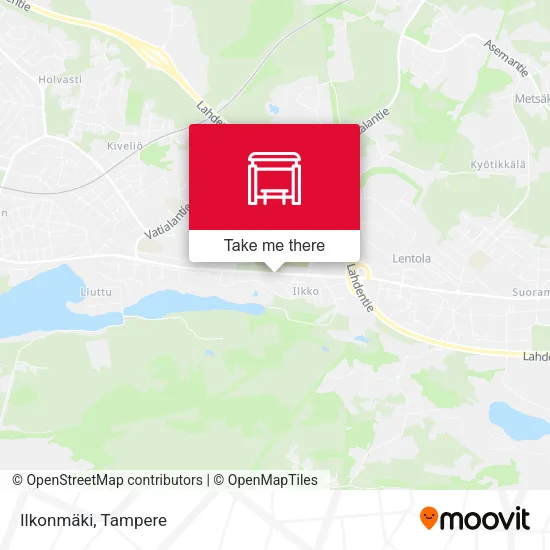 Ilkonmäki map