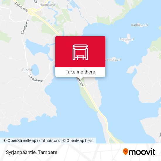 Syrjänpääntie map