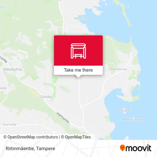 Riitinmäki Road map