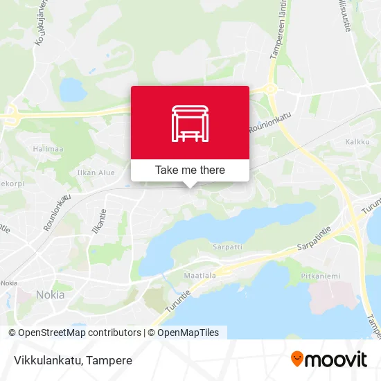 Vikkulankatu map