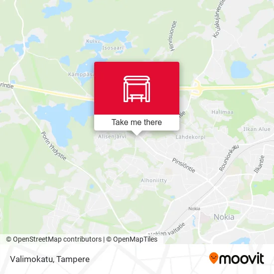 Valimokatu map