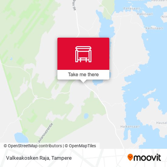 Valkeakosken Raja map