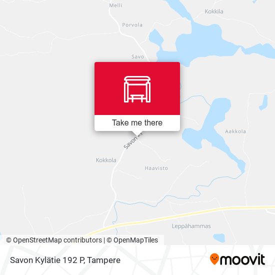 Savon Kylätie 192 P map
