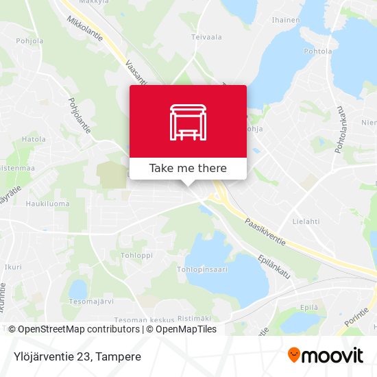 Ylöjärventie 23 map