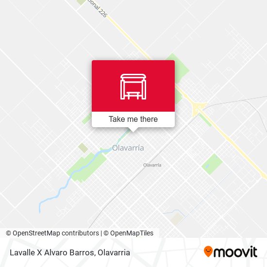 Lavalle X Alvaro Barros map