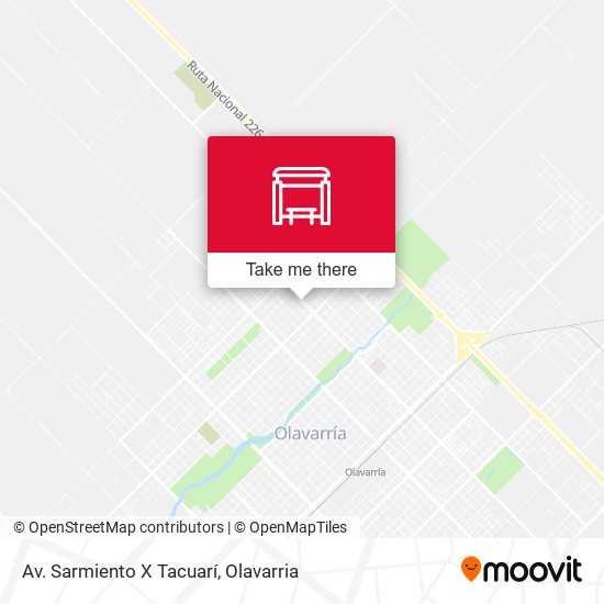 Mapa de Av. Sarmiento X Tacuarí