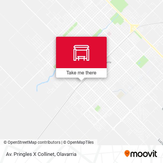 Av. Pringles X Collinet map