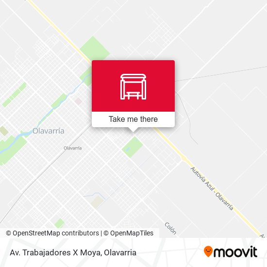 Av. Trabajadores X Moya map