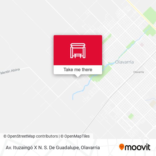 Av. Ituzaingó X N. S. De Guadalupe map