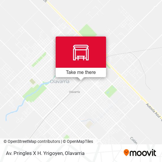 Mapa de Av. Pringles X H. Yrigoyen