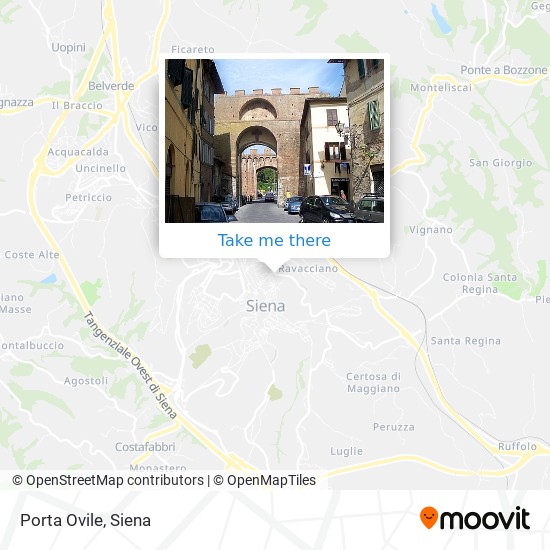 How To Get To Porta Ovile In Siena By Bus