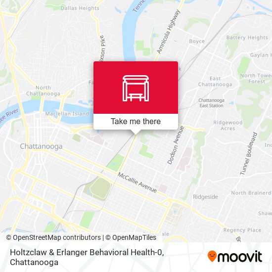 Holtzclaw & Erlanger Behavioral Health-0 map