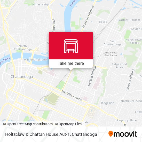 Mapa de Holtzclaw & Chattan House Aut-1