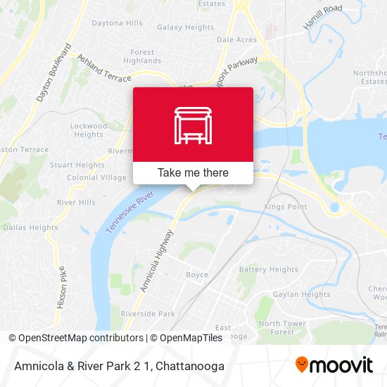 Amnicola & River Park 2 1 map