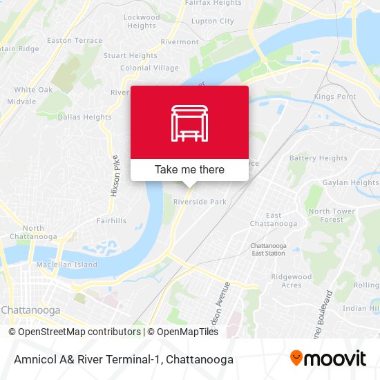 Amnicol A& River Terminal-1 map
