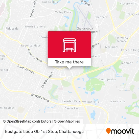 Mapa de Eastgate Loop Ob 1st Stop