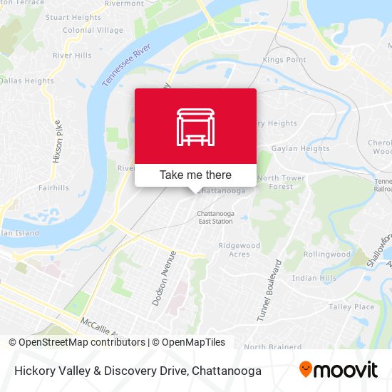 Hickory Valley & Discovery Drive map