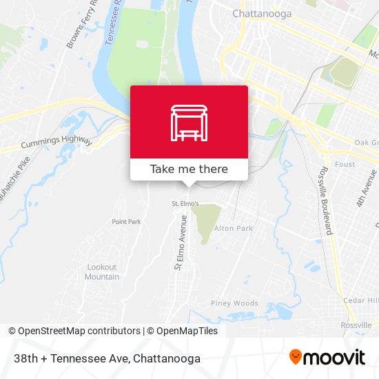 Mapa de 38th + Tennessee Ave