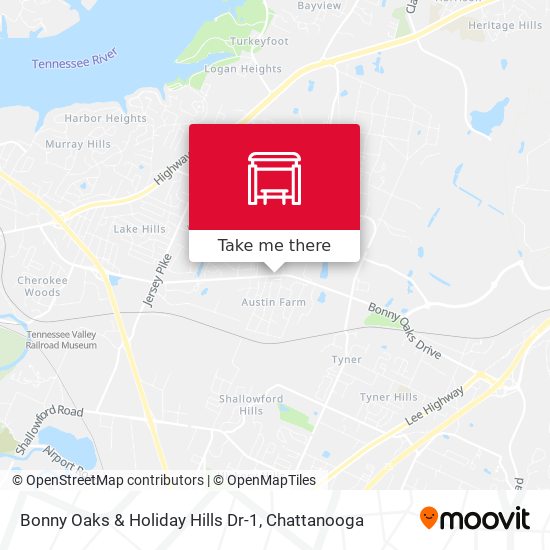 Bonny Oaks & Holiday Hills Dr-1 map