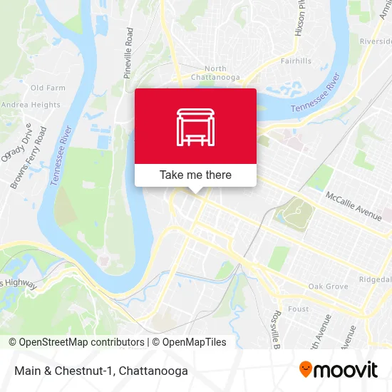Main & Chestnut-1 map