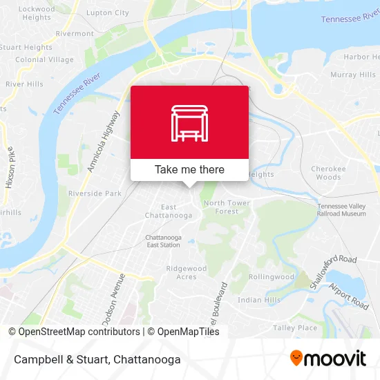 Campbell & Stuart map