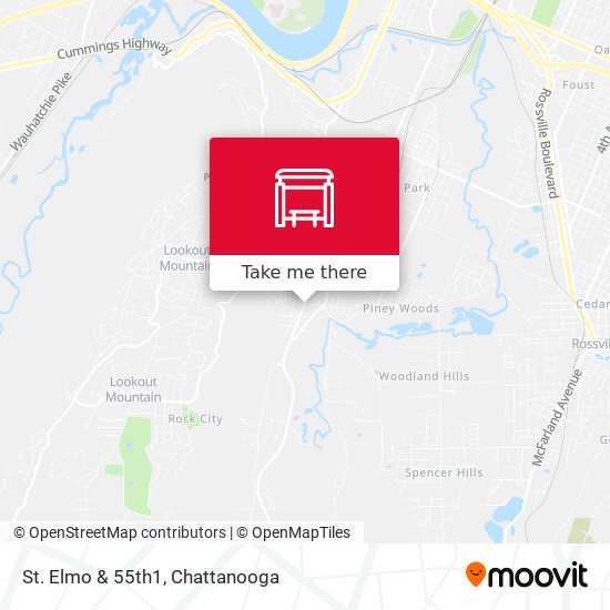 Mapa de St. Elmo & 55th1