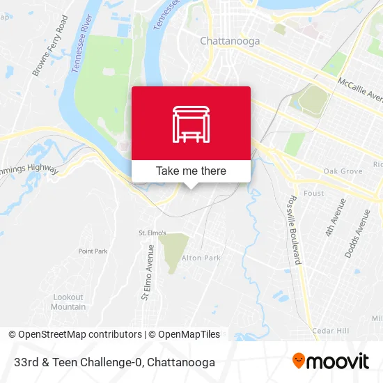 33rd & Teen Challenge-0 map