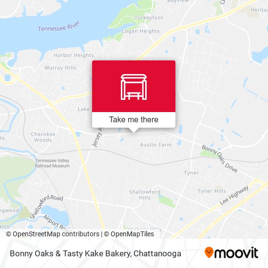 Bonny Oaks & Tasty Kake Bakery map