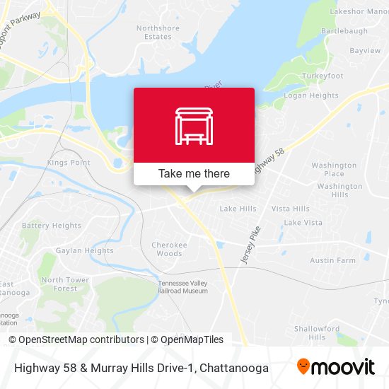 Mapa de Highway 58 & Murray Hills Drive-1