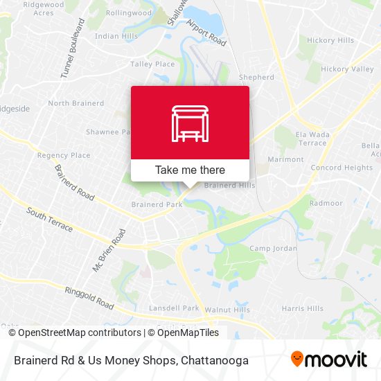 Brainerd Rd & Us Money Shops map