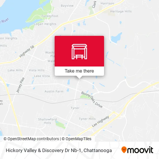 Mapa de Hickory Valley & Discovery Dr Nb-1