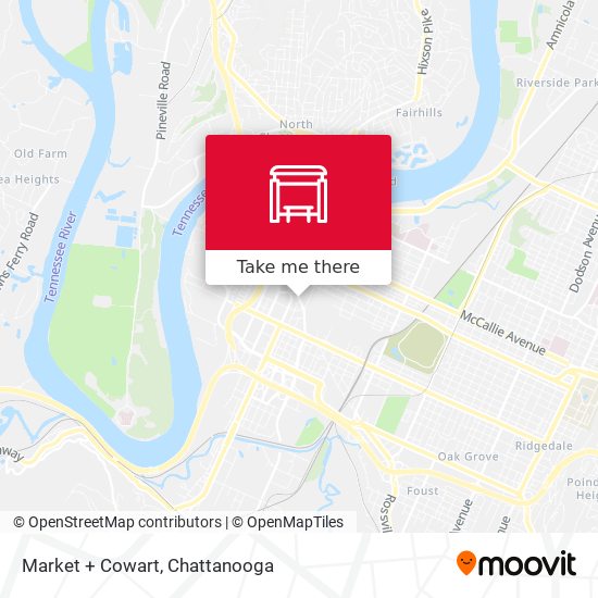 Mapa de Market + Cowart