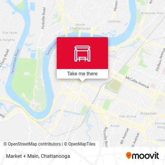 Market + Main map