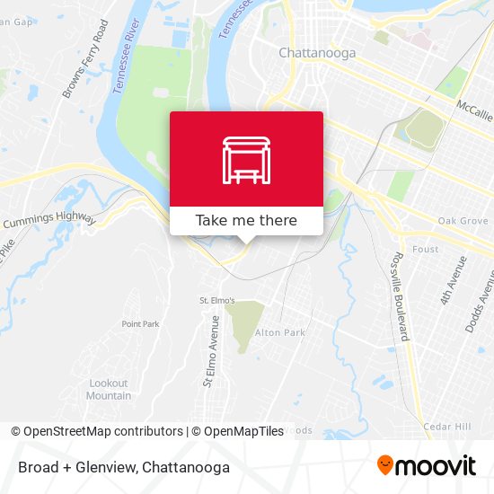 Broad + Glenview map