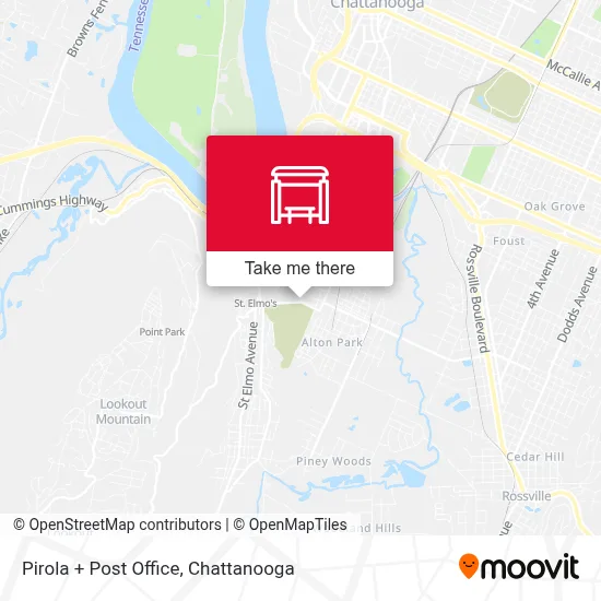 Pirola + Post Office map