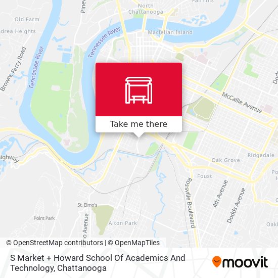 S Market + Howard School Of Academics And Technology map