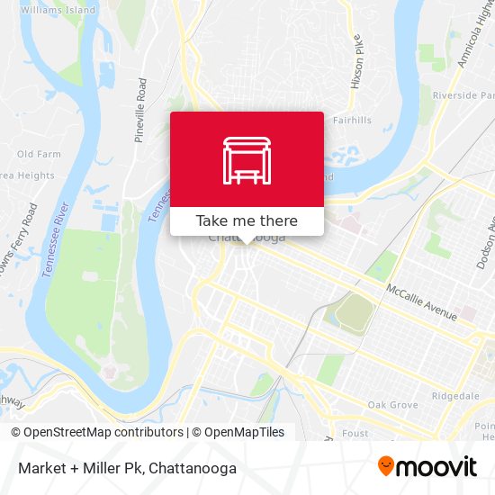 Market + Miller Pk map