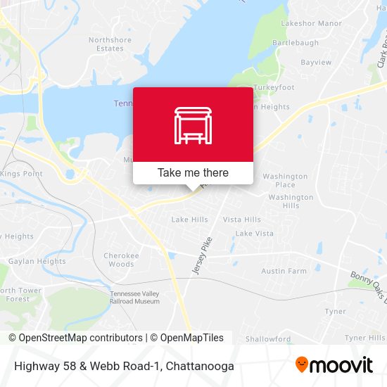 Mapa de Highway 58 & Webb Road-1