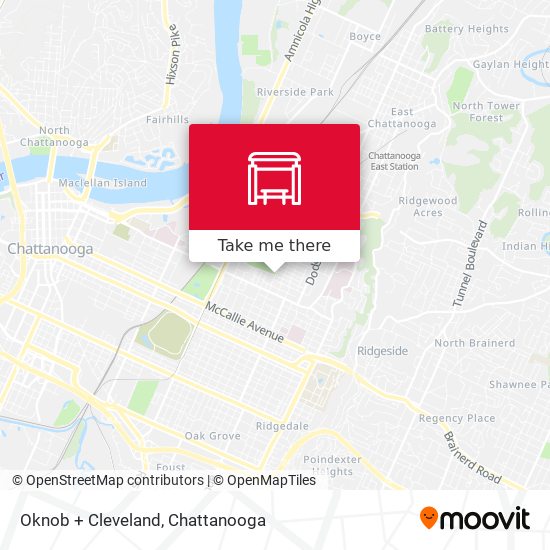 Oknob + Cleveland map