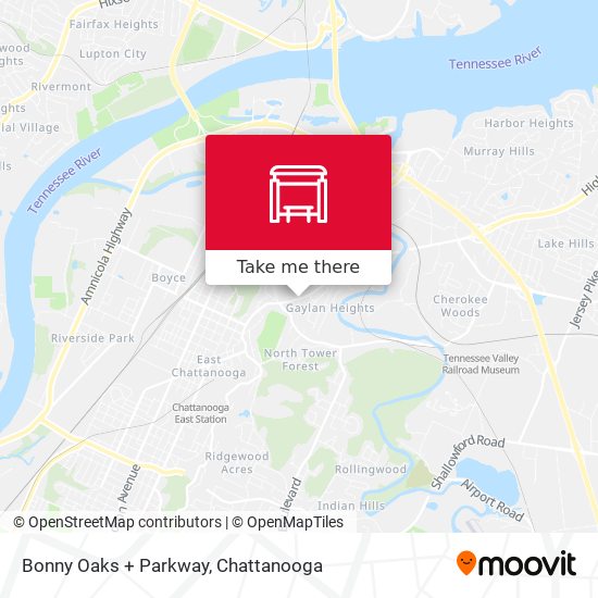 Bonny Oaks + Parkway map
