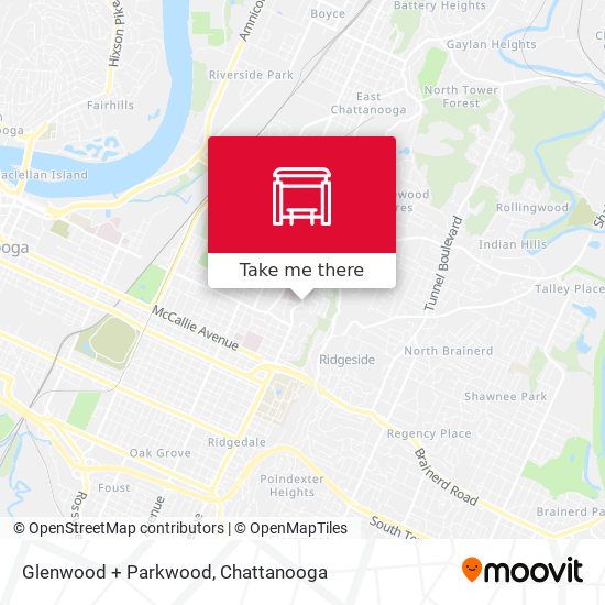 Glenwood + Parkwood map